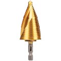 Klein Tools Step Drill Bit, Spiral DoubleFluted, 78Inch to 138Inch, VACO 25960